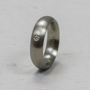 Ring edelstaal 6 mm bol