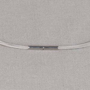 Halskette Edelstahl 10-Draht mit Bajonettanschluss