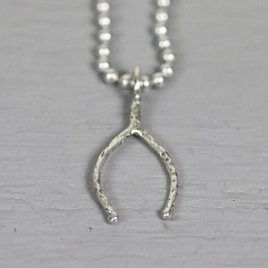 Hanger zilver Wishbone