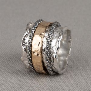 Ring Silber mit Goldfilled grandios