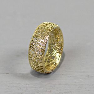 3D GOLD | Ring 14 karaat strak 3D