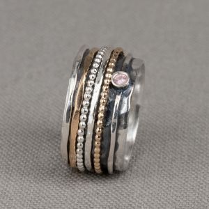 Ring Goldfilled + Rosa Turmalin (SALE)