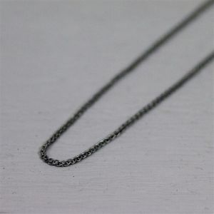 Collier zilver/oxy Spiga 42cm
