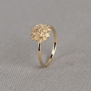 BLOSSOM | Ring G14K goud bloem bloesem
