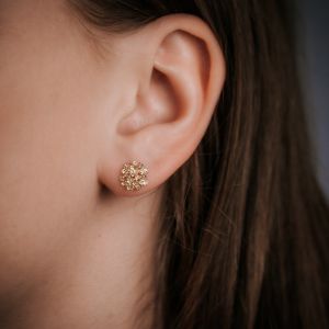 BLOSSOM | Ohrring 14 Karat Goldstecker