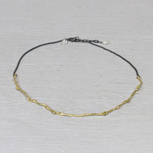 Halskette Silber Oxy mit einem Hauch von goldenen Locken