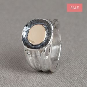 Ring Silber + 9 Karat in meinem Herzen