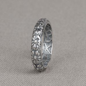 Ring Silber Ox Little Flower Power