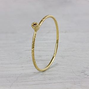 Ring NOOR Blume brauner Diamant 0,01 ct