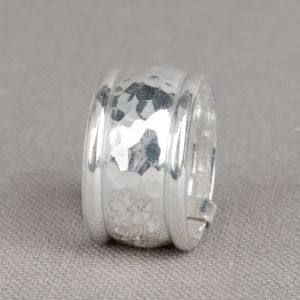 Ring Silber Trio Riemen