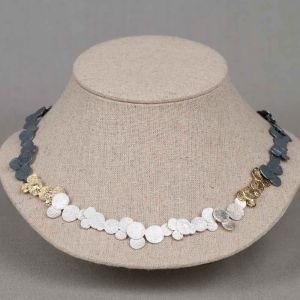 Halskette Wolken drei Farben