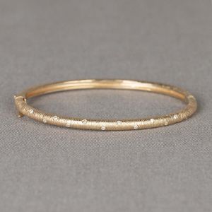 SPARKLE | Armband Ohrstecker G14K + dia 0,18 ct