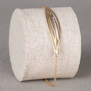 WAVY | Armband verdrahtet G14K + dia 0,08 ct