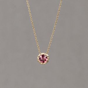 CANDY | Halskette G14K Rosa Turmalin