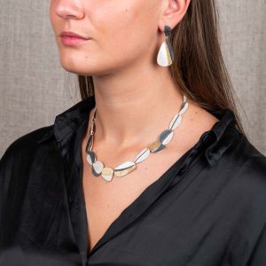 Halskette Silber, Oxy, vergoldet Susan