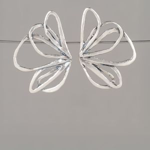 Ohrstecker Silber Oxy Shiny Schmetterling