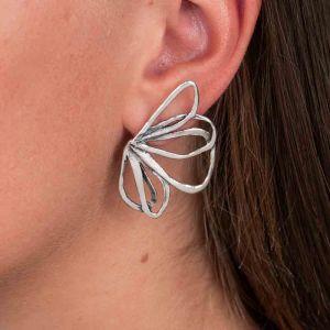 Ohrstecker Silber Oxy Shiny Schmetterling