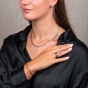 Halskette Tubes Goldfilled + Silber Oxy All Together