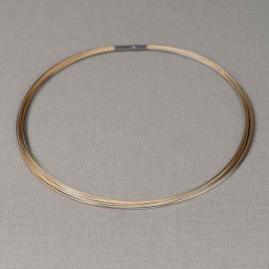 Spang Edelstahl zweifarbig Doppelclip 26-adrig