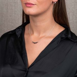 Silberkette + Twirling Oxy + 9 kt