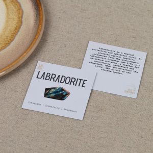 Edelsteinkartenpaket 10 Stück Labradorit