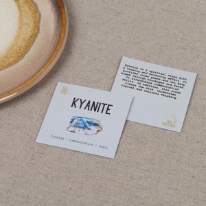 Edelsteinkarten Kyanit - 10 Stück 