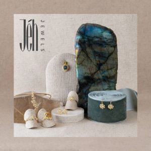 Foambord 30x30 dubbelzijdig 14 karaat goud POPPY + BLOSSOM