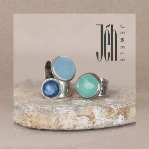 Schaumstoffplatte 30x30 doppelt Sparkling Gems + Rings Gems