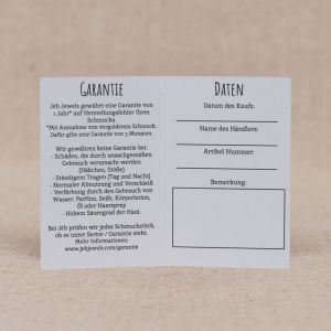 Garantiekarten DE (25 Stück)