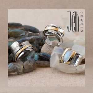 Schaumstoffplatte 30x30 Doppelkreise + 9 ct Ringe