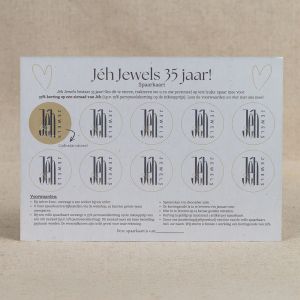 Spaarkaart 35 jaar - NL