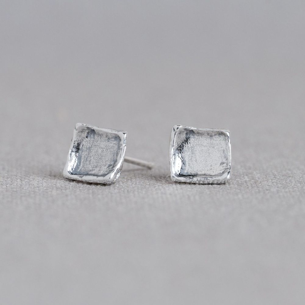 Ohrstecker oxy shiny quadratisch