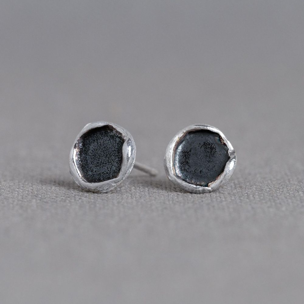 Ohrstecker um Silber Oxy