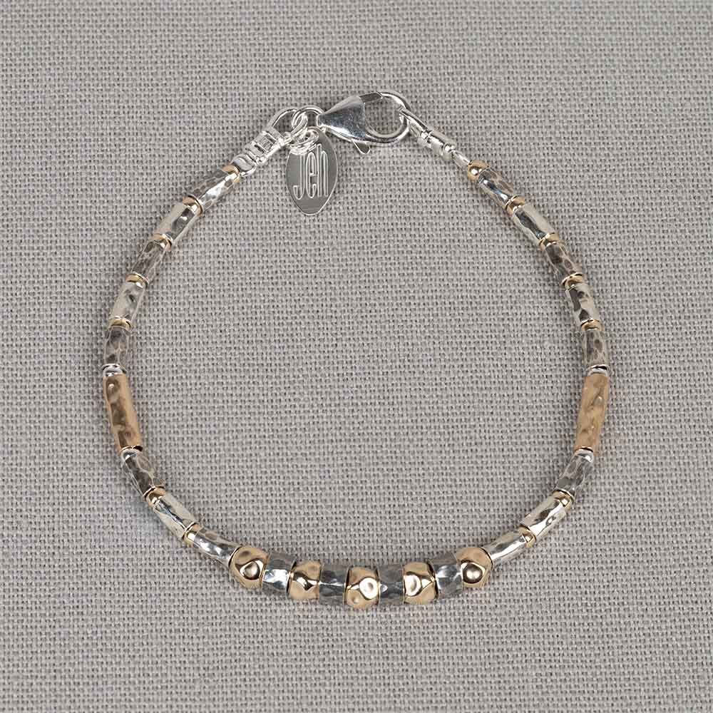 Armbandrohre silber oxy + Goldfilled 