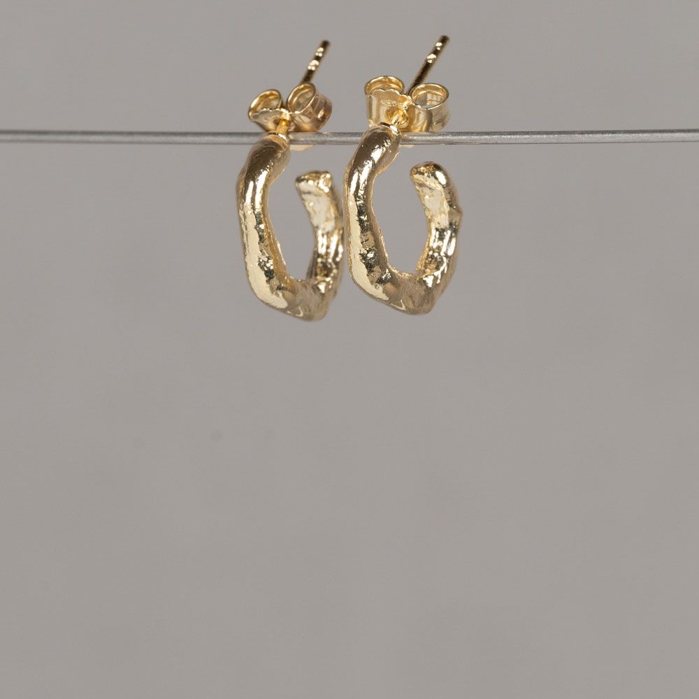 Ohrstecker vergoldet Öse klein