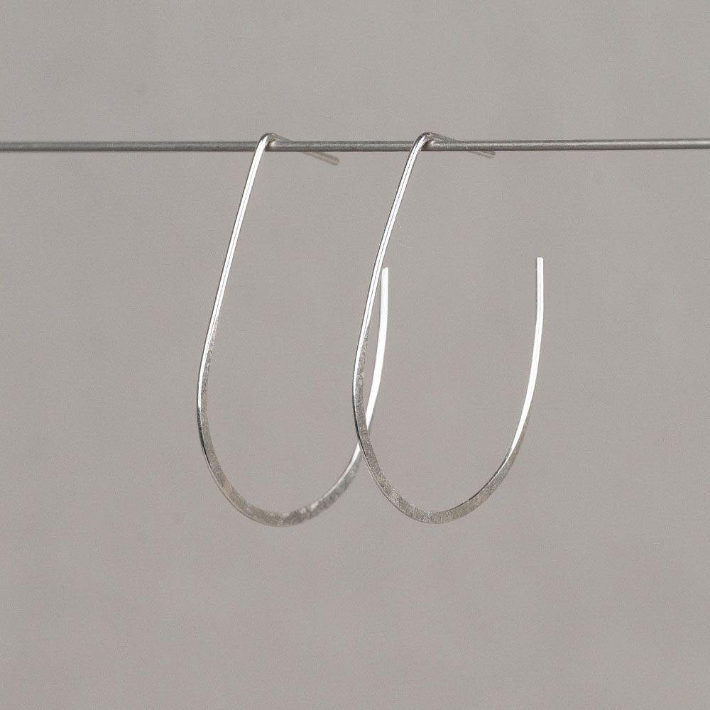 Ohrringe shiny silberner Haken