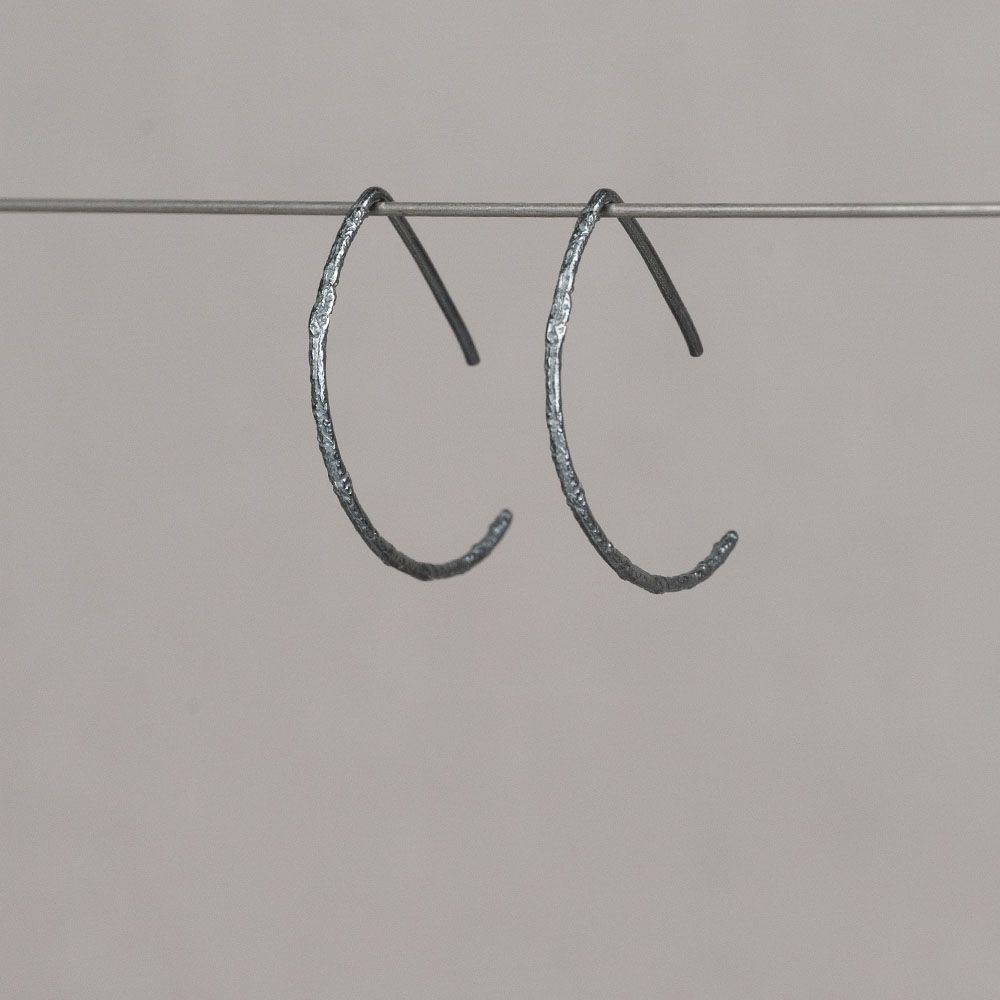 Ohrhaken 'Less is More' Silber oxy 