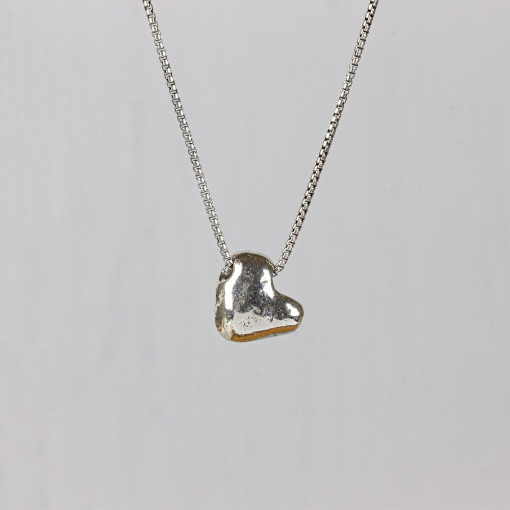 Halskette Silber mit Herz aus Silber
