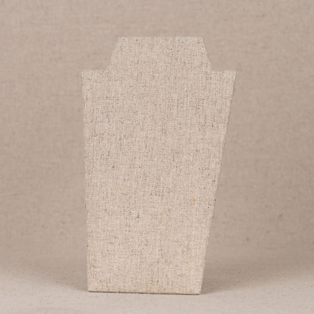 Ausstellungsbüste aus natürlicher Baumwolle und Leinen