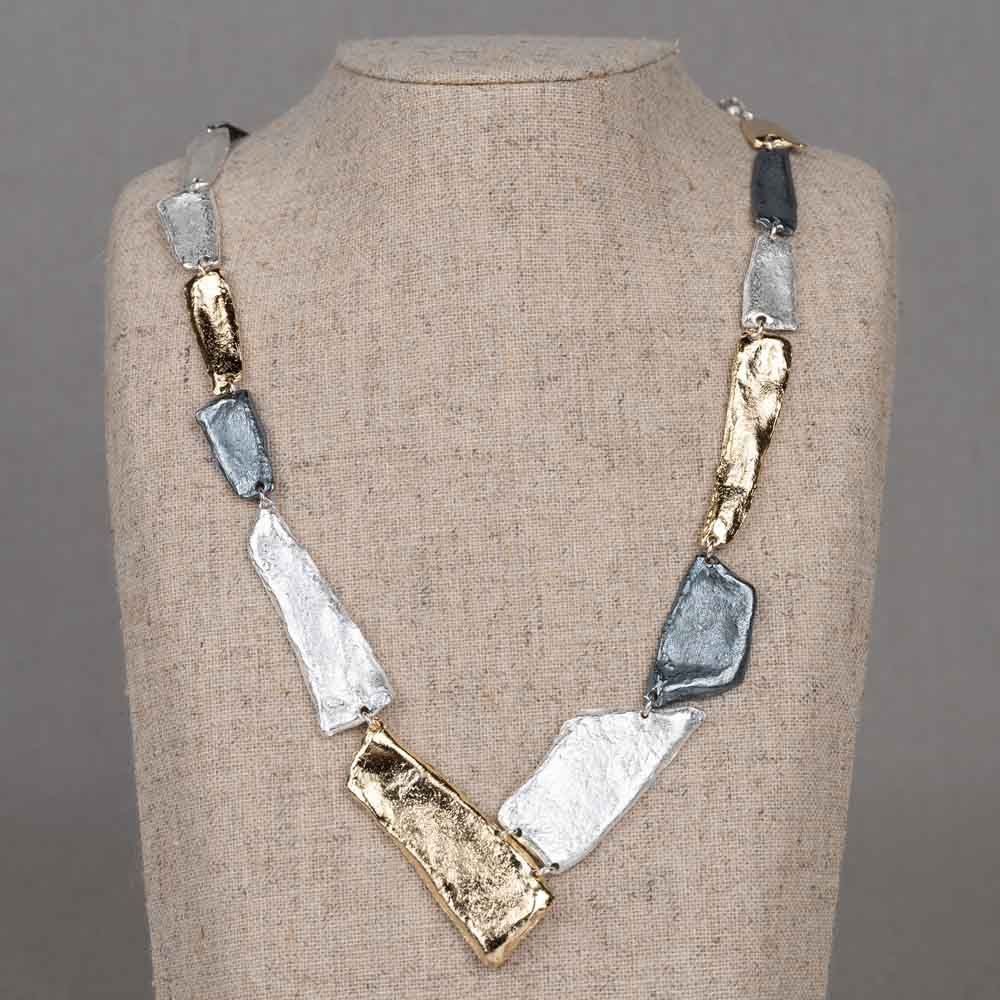 Halskette V-Ausschnitt drei Farben