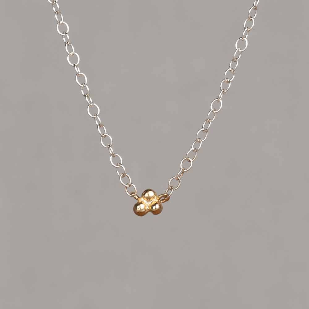 Halskette Silber + Bündel 9 Karat