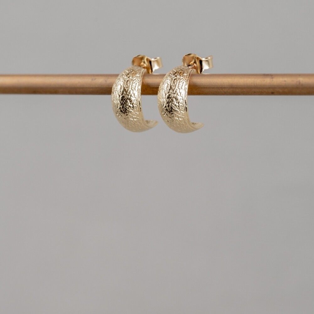 HOOPS | Ohrbügel G14K-Struktur