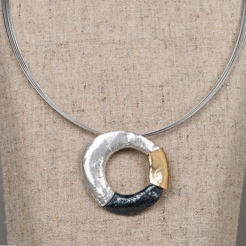 Anhänger drei Farben Ombre