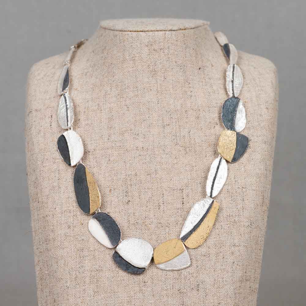 Halskette Silber, Oxy, vergoldet Susan