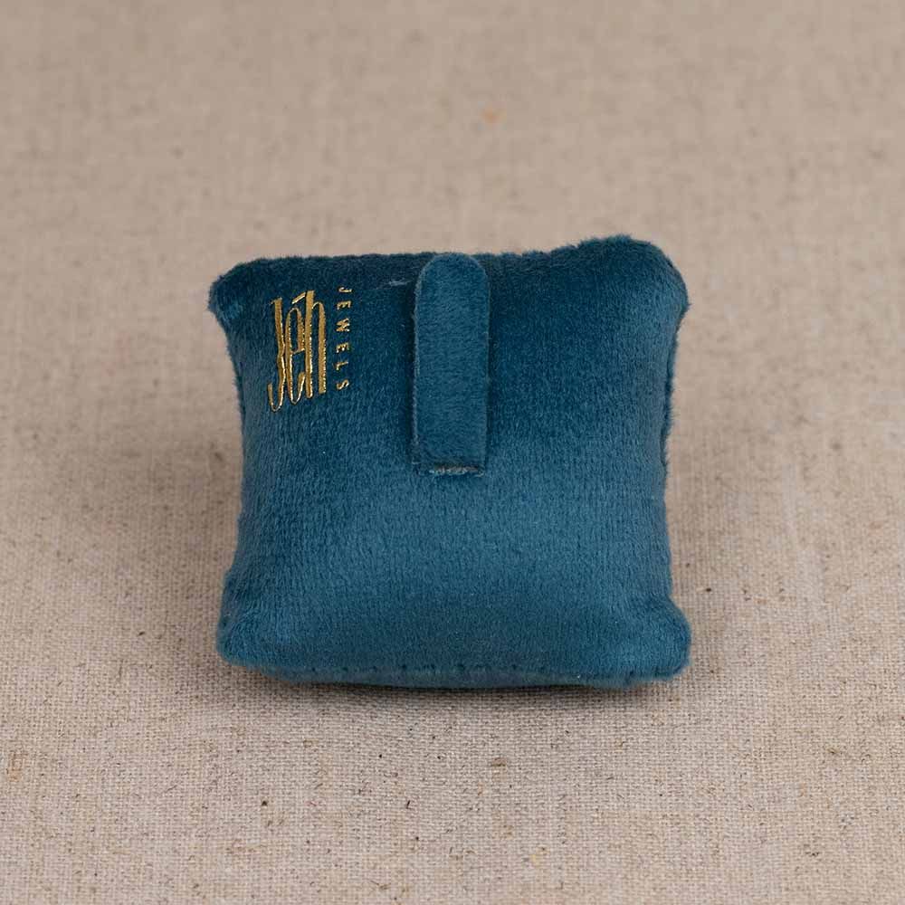 Ringkissen petrol + Transparent Standard