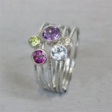 Ring WG14K 0,015 ct H/SI