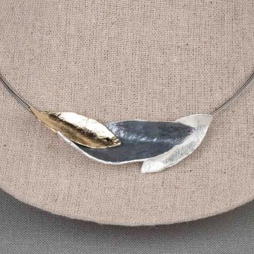 Hanger zilver oxy / wit