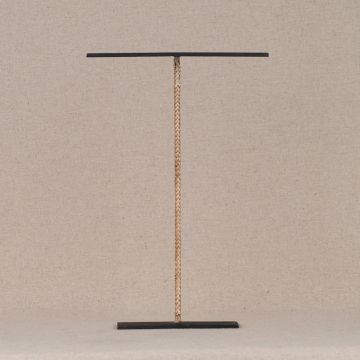 Standaard metaal zwart  + riet