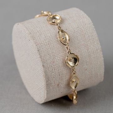 ROUNDISH | Armband G14K + 0,165CT I1/HI