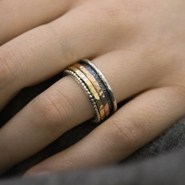 Ring zweifarbig Goldfilled